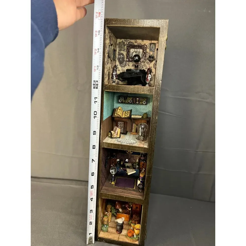 Handmade Book Nook Diorama Occult Witchy